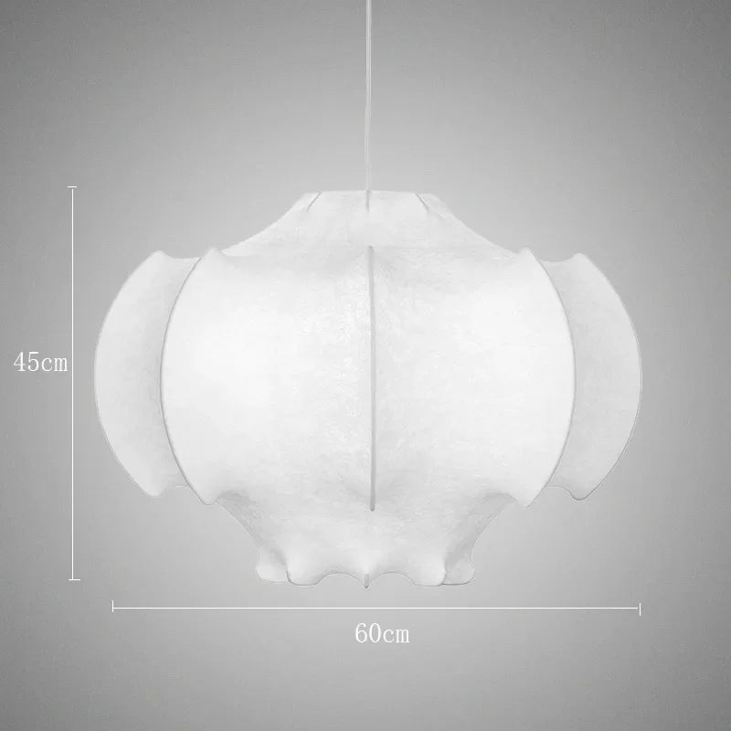 Afralia™ Viscontea Silk Pendant Light for Kitchen Island Living Room Dining Table