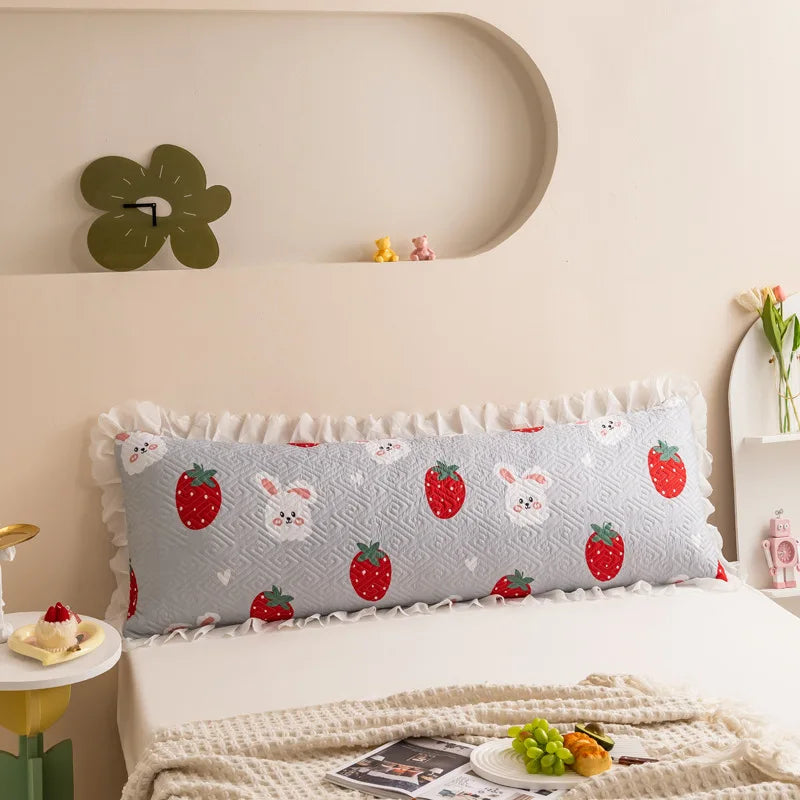 Afralia™ Waterproof Ins Fashion Thicken Quilted Long Body Pillow Cover Bedding