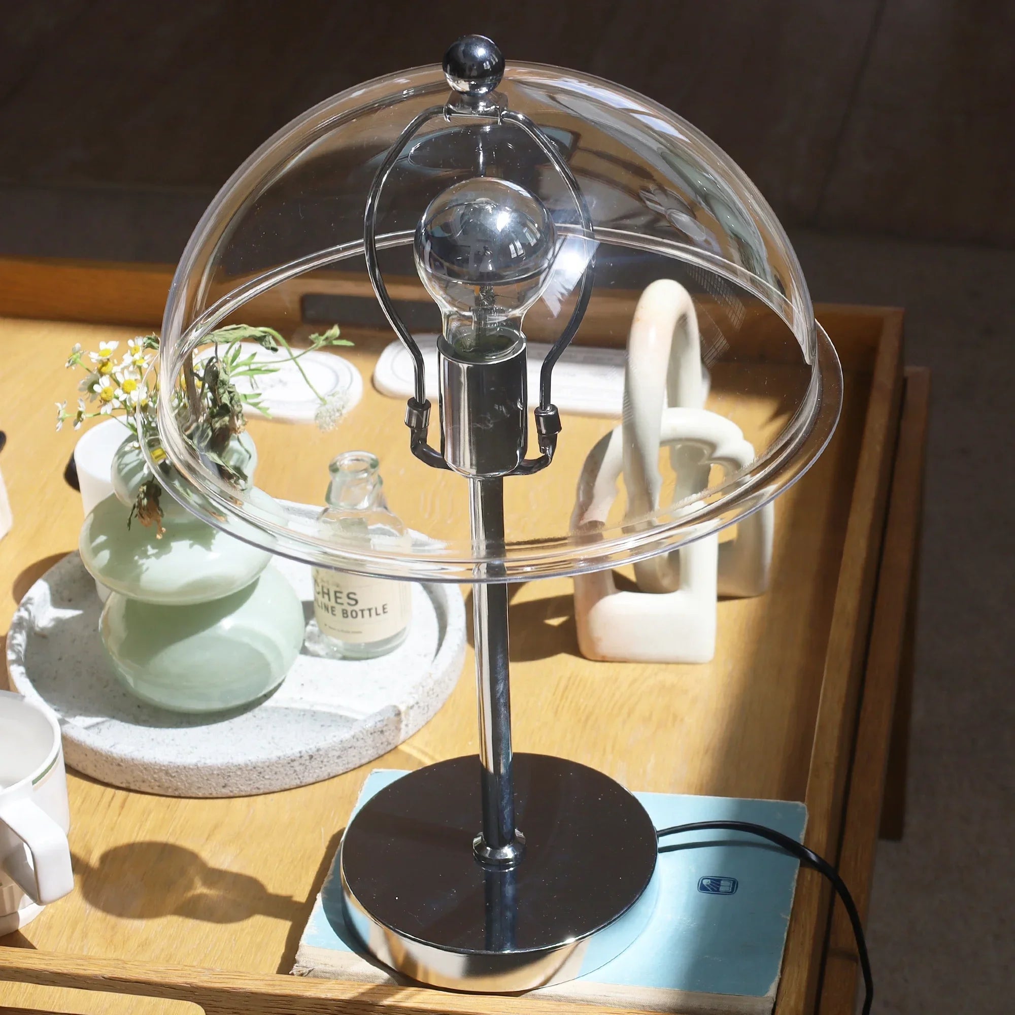 Afralia™ Nordic Mushroom Table Lamps Vintage Color Light Minimalist Bedroom Decor