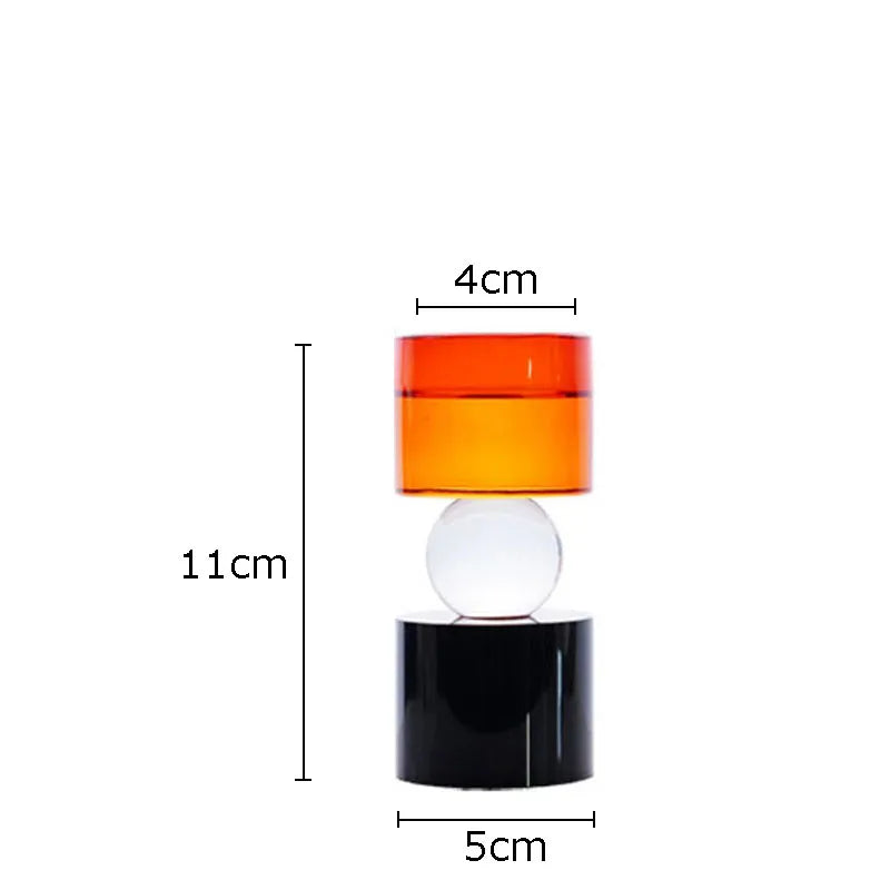Afralia™ Crystal Candle Holders: Creative Home Aroma Container & Desk Decoration