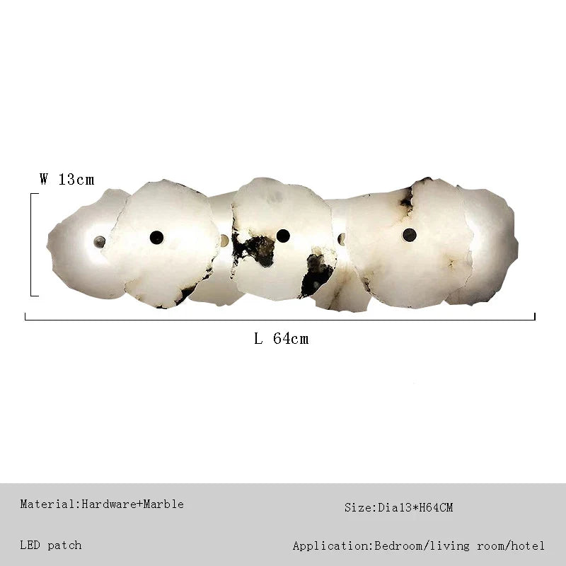 Afralia™ Marble Dining Room LED Chandelier - Luxury Home Decor Fixture