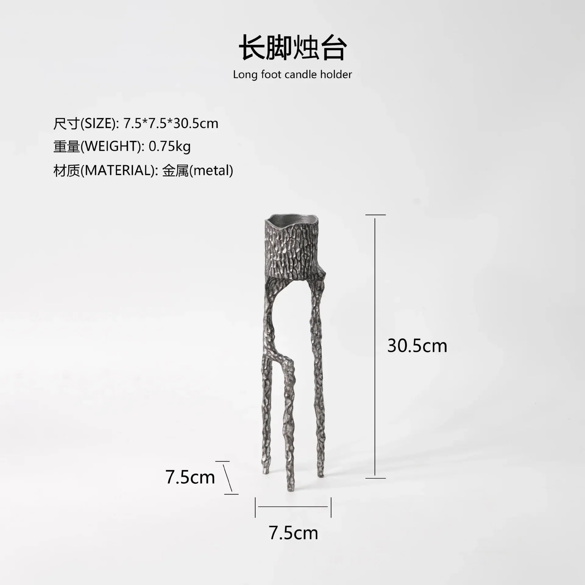 Afralia™ Triangular Zinc Alloy Candlestick Holder Wedding Centerpieces Home Decoration