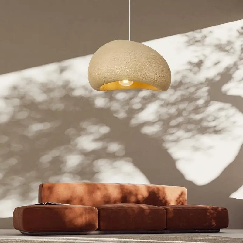 Afralia™ Wabi Sabi E27 Chandelier: Nordic Japanese Style Pendant Lamp for Home Décor