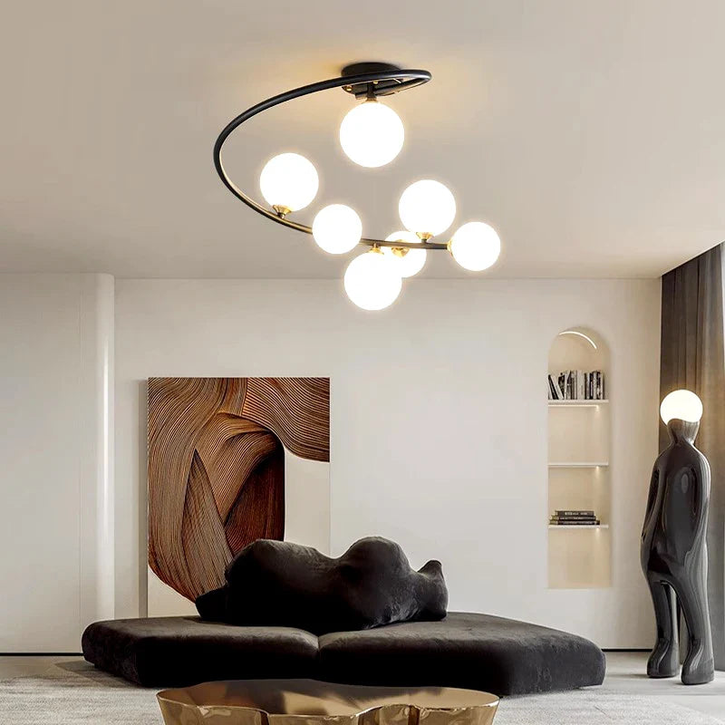 Afralia™ Modern Chandeliers Indoor Pendant Lights LED Ceiling Lamp for Dining Living Room