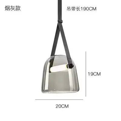 Afralia™ Glass Chandelier: Modern Nordic Style for Living Room, Bedroom, or Bar