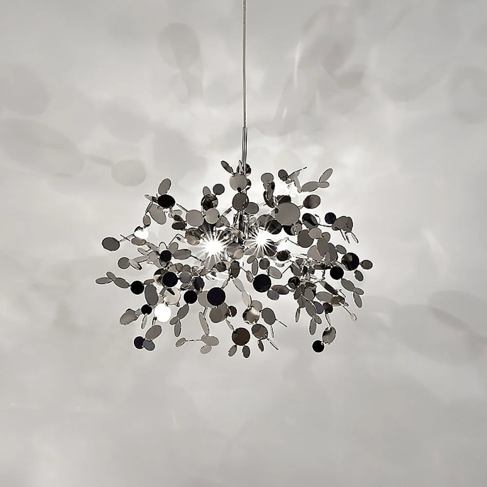 Afralia™ Nordic Stainless Steel Pendant Chandelier for Home, Restaurant, and Bar