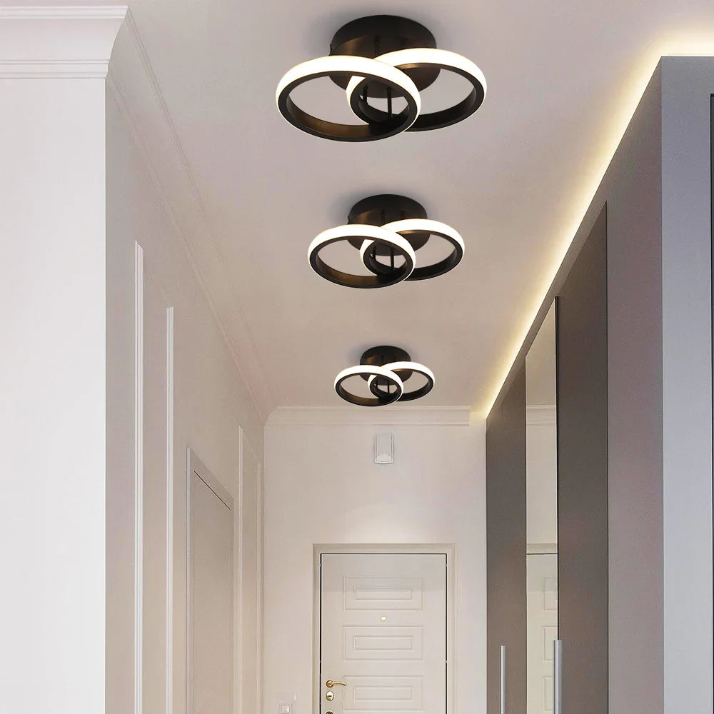 Afralia™ Acrylic LED Ceiling Lamp: Modern Home Decor Lighting for Bedroom, Hallway, and Aisle