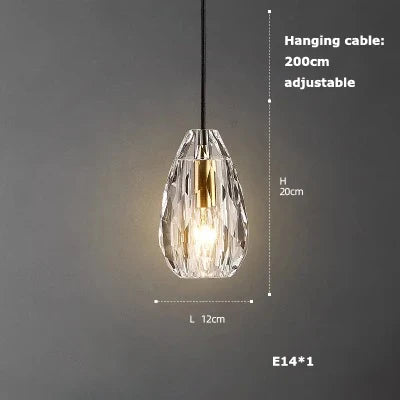 Afralia™ Art Deco LED Glass Ceiling Chandelier Pendant Light - Vintage American Style