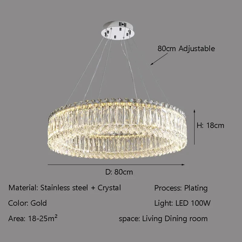 Afralia™ Crystal Chandelier: Modern Luxury Design for Bedroom, Living Room, Hotel & Lobby