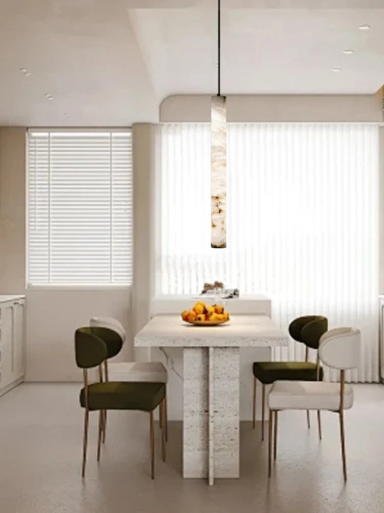 Afralia™ Marble Pendant Lights - Bedroom Bedside & Dining Table Hanging Lamps