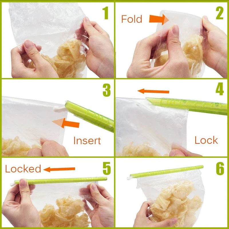 Afralia™ Food Snack Sealing Clips Set for Easy Storage and Preservation