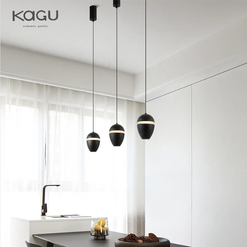 Afralia™ LED Pendant Lights: Modern Circular Ceiling Lamps for Bedside, Restaurant, and Bar counters