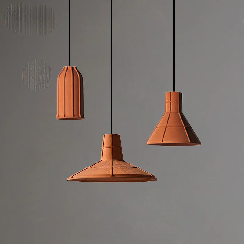 Afralia™ Cement Pendant Lamp: Nostalgic Industrial Style Hanging Light for Home Decor