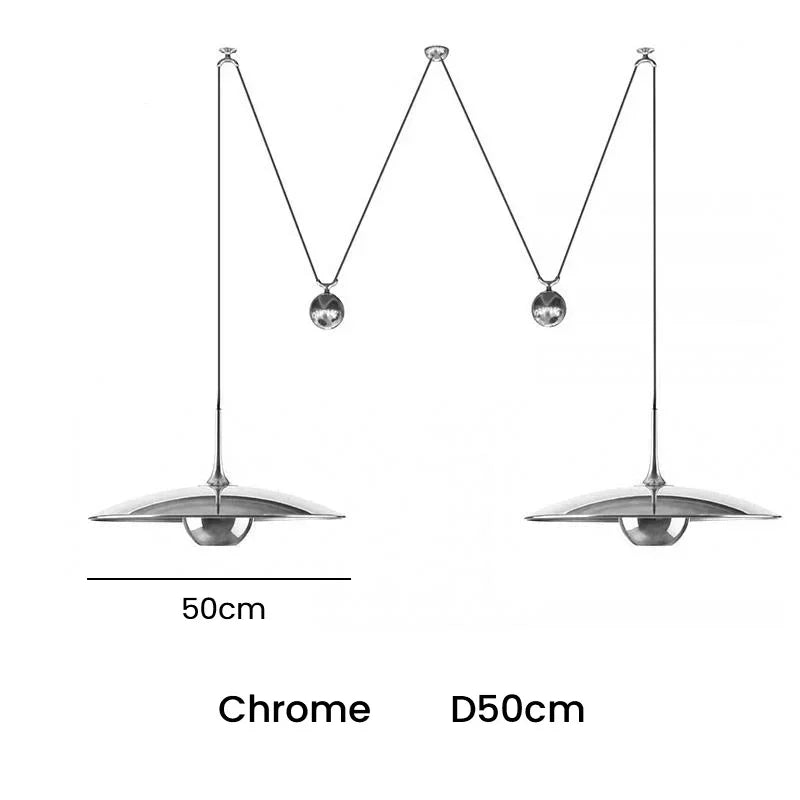 Afralia™ LED Pendant Lighting Lamp for Bedroom Dining Room Bedside, Adjustable Hanging Light Fixture