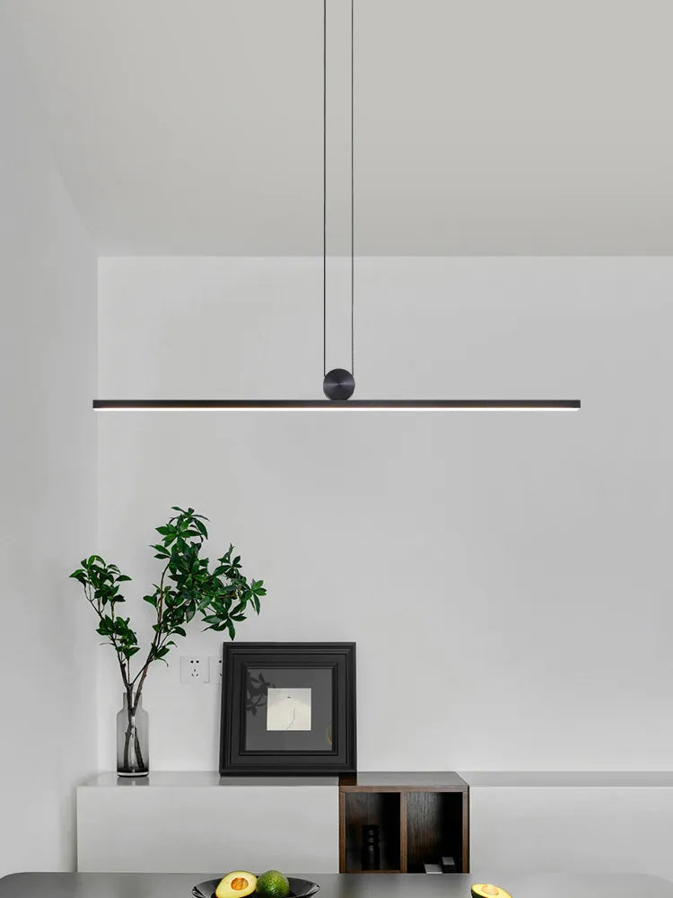 Afralia™ Black Chandelier: Modern Nordic Design for Dining Room, Bar, and Kitchen Island