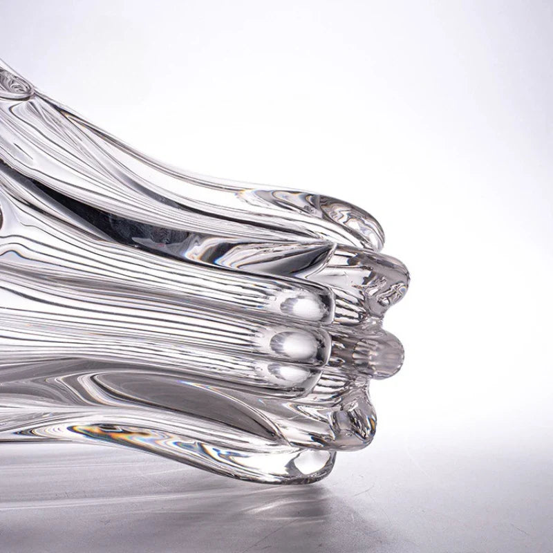 Afralia™ Petal Shape Glass Vase for Flower Arrangement and Hydroponics