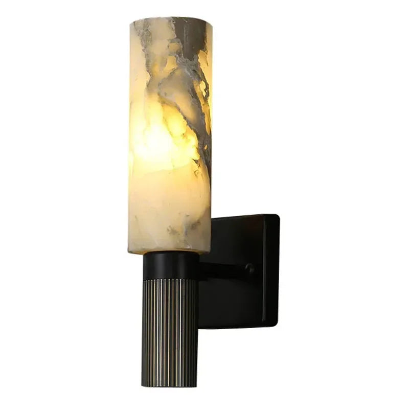 Afralia™ Minimalist Marble Wall Lamp for Living Room and Bedroom