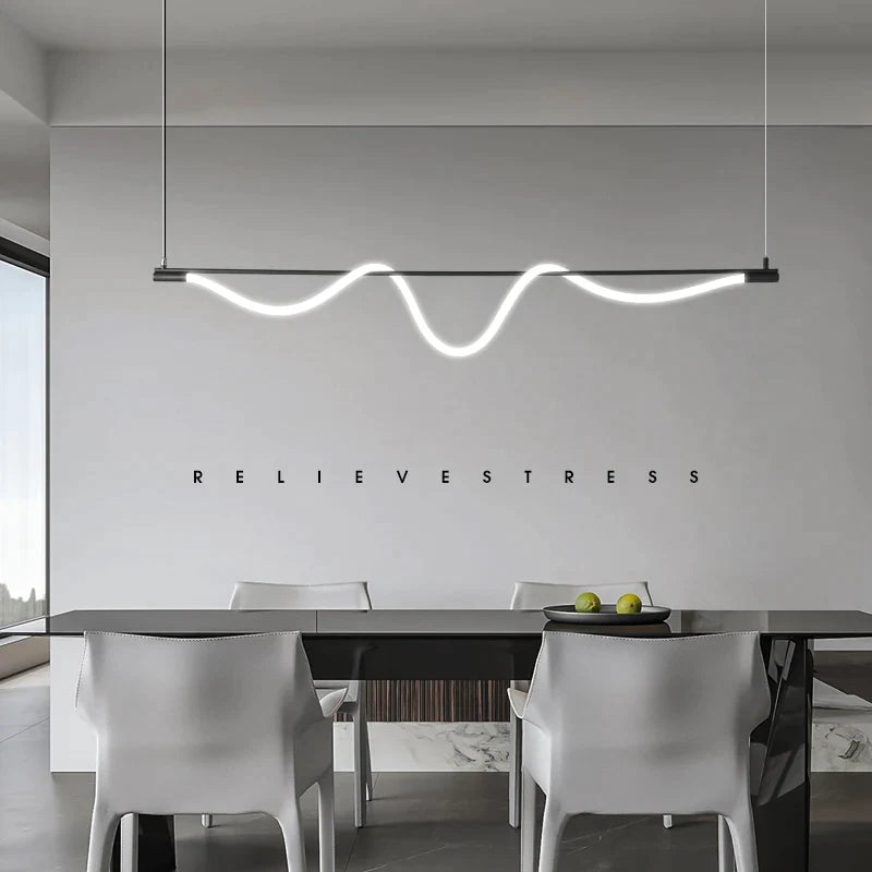 Afralia™ LED Chandelier: Modern Dining Room & Living Room Light, Bedroom & Bar Table Lamp