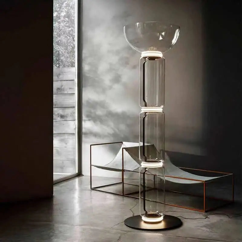 Afralia™ Modern Glass LED Pendant Light for Home Decor and Indoor Lighting