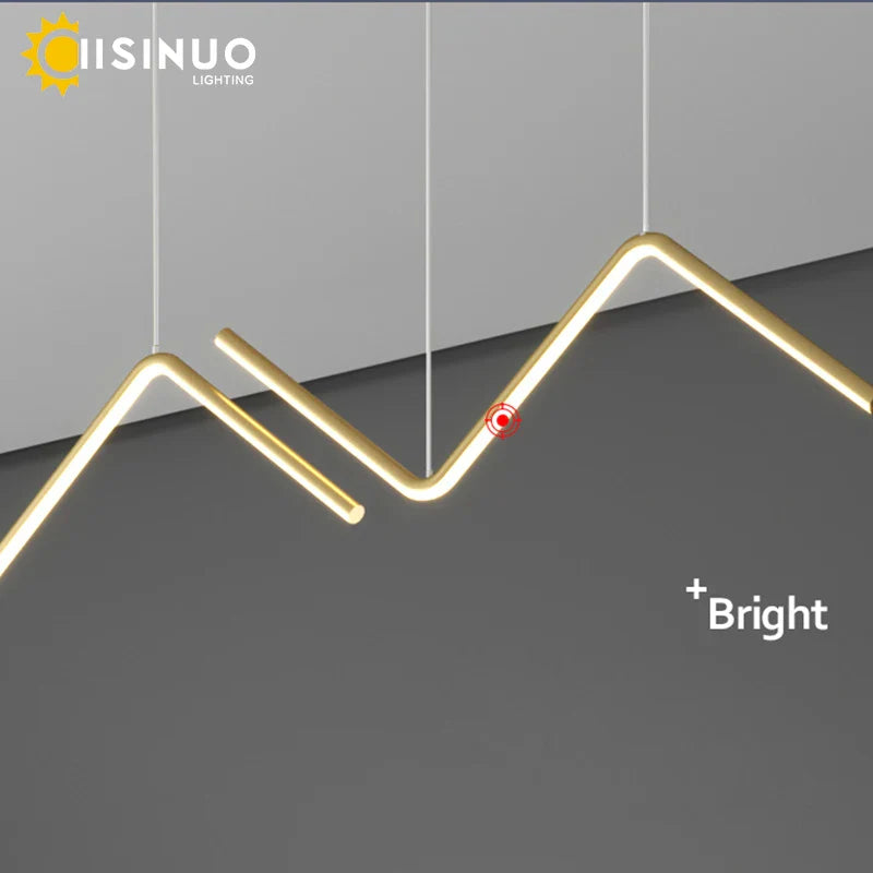 Afralia™ Modern LED Pendant Light Adjustable Luminaire for Home Decoration Lighting