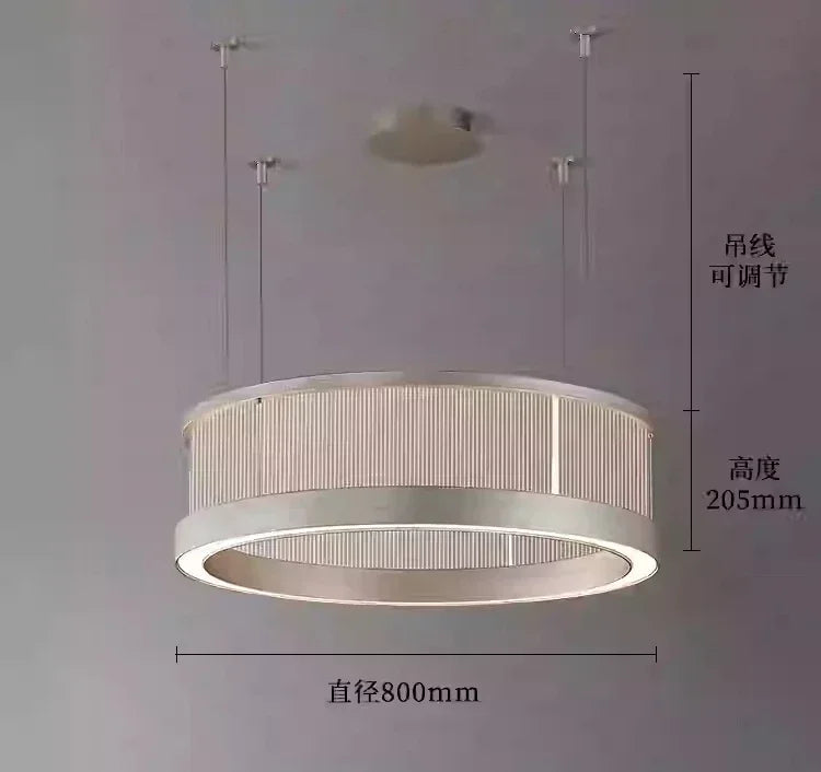 Afralia™ Luxe Ring Chandelier LED Pendant Lights for Modern Minimalist Home Decor