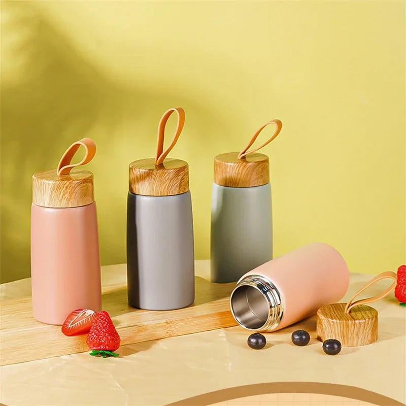 Afralia™ Stainless Steel Insulated Coffee Mug Thermos Vacuum Flask - Travel Mug