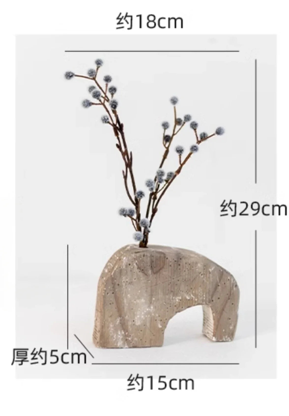 Afralia™ Garden Rattan Hydroponic Vases Modern Luxury Floor Vase Decor