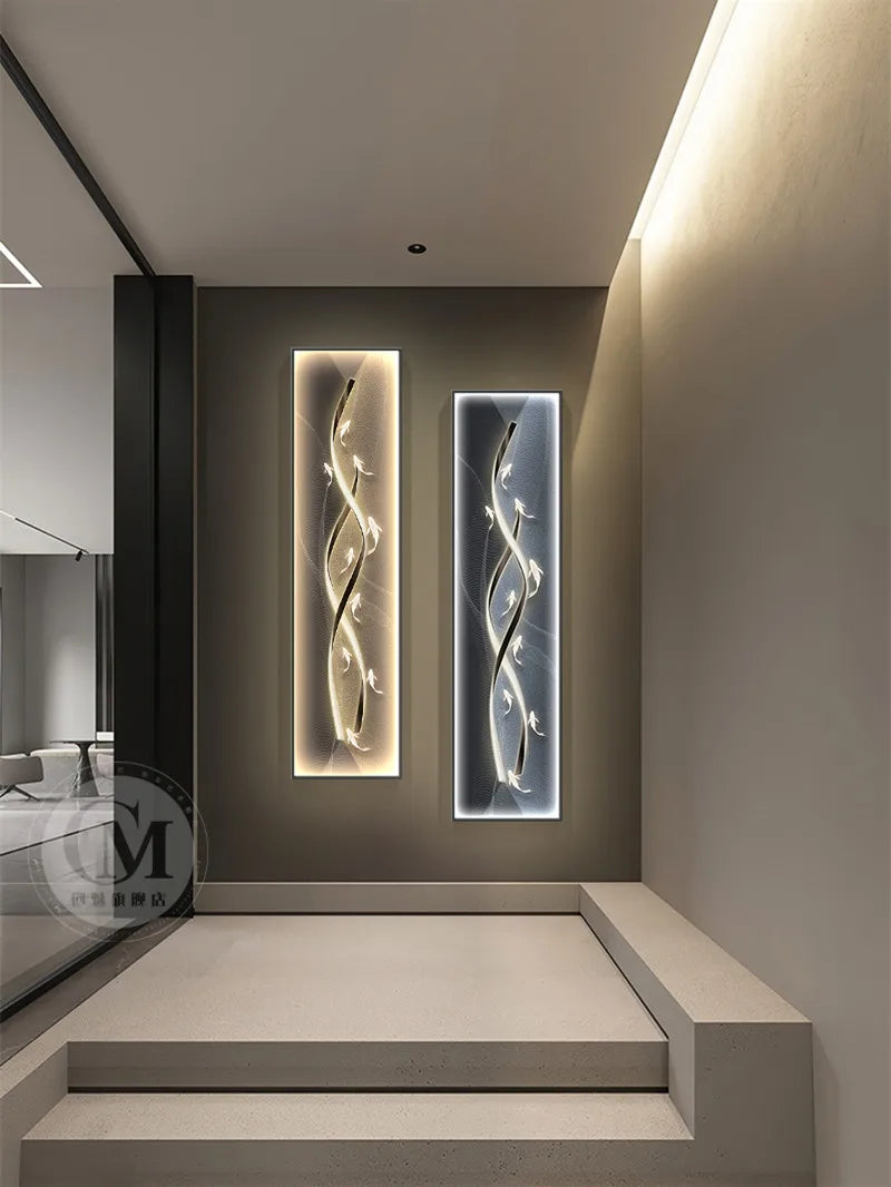 Afralia™ Dimmi Modern Abstract Wall Lamp for Living Room Bedroom Dining Room
