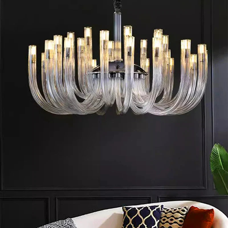 Afralia™ LED Pendant Chandelier for Stylish Indoor Room Lighting