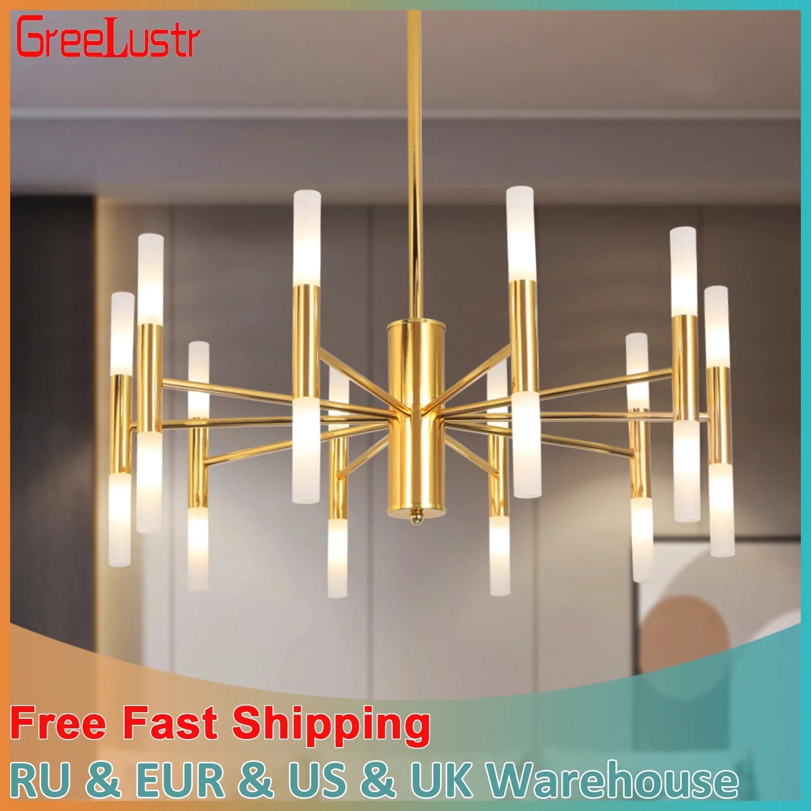 Afralia™ Modern LED Chandelier: Elegant Hotel Hall & Living Room Ceiling Light