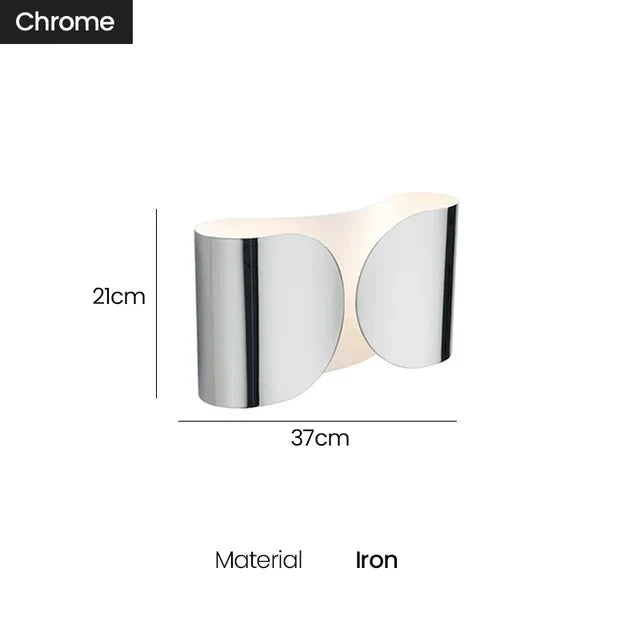 Afralia™ Modern LED Wall Sconce Light for Bedroom Decor Black Gold White Metal