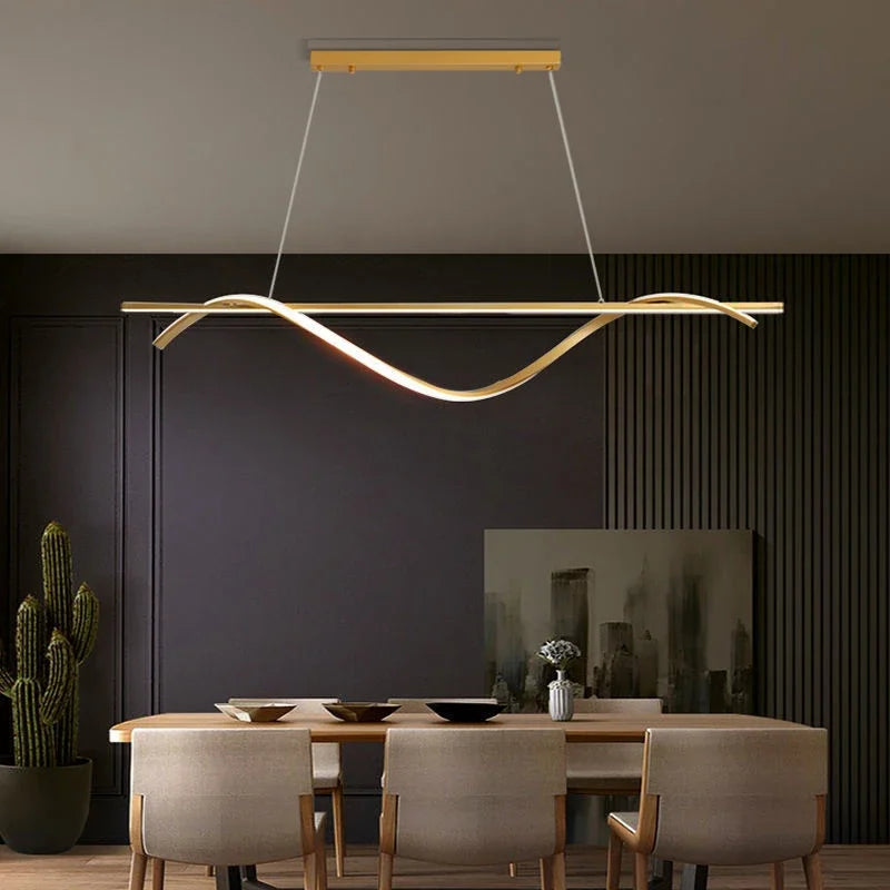 Afralia™ Modern LED Pendant Lamp | Sleek Illumination for Living and Dining Spaces