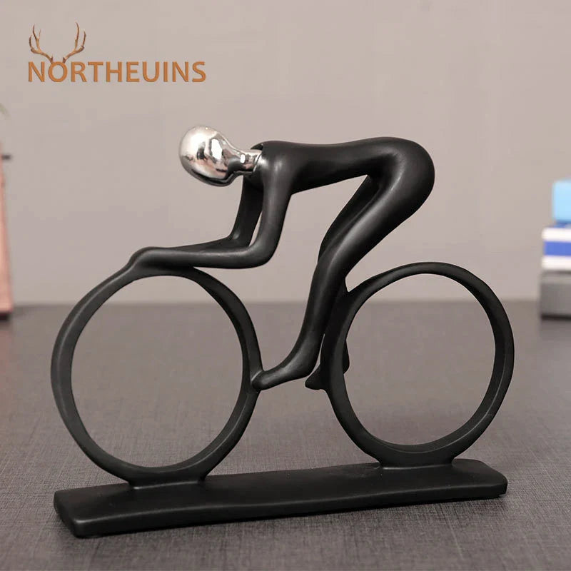 Afralia™ Abstract Athlete Statue Sculpture for Home Office Decor