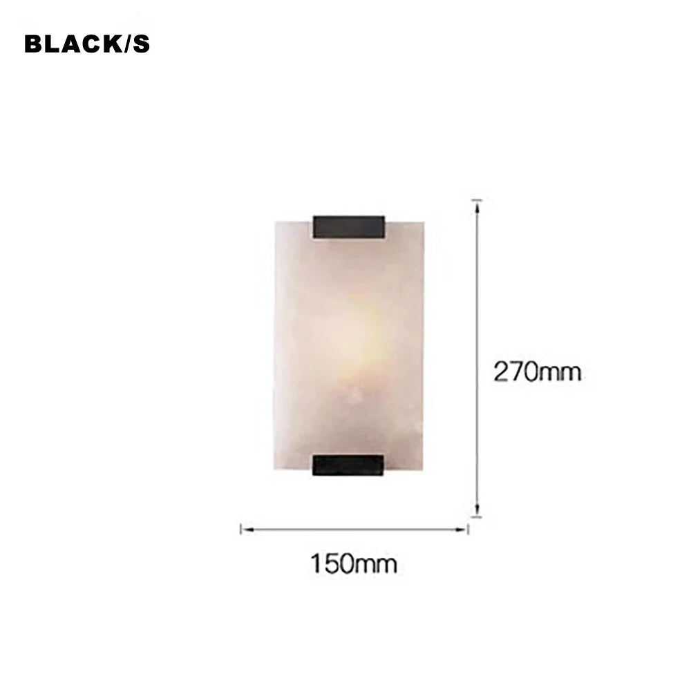 Afralia™ Marble Wall Lamp Gold Black G9 Bedside Luxury Indoor Light Fixture