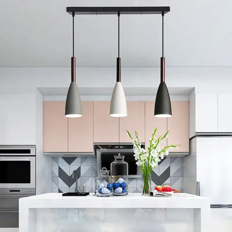 Afralia™ Minimalist Pendant Light Modern Hanging Lamp Dining Kitchen Island Fixture Dining Room