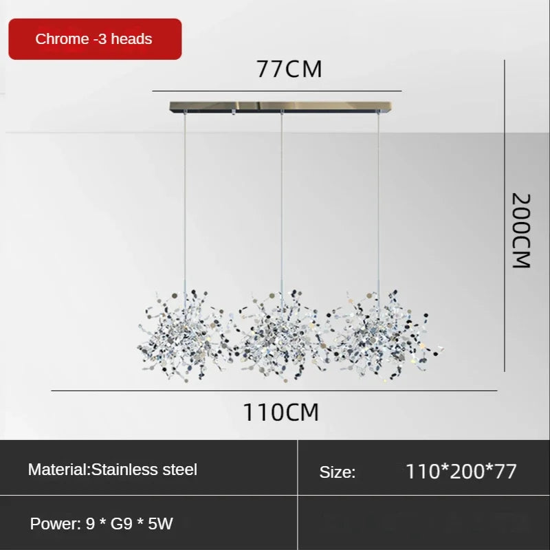 Afralia™ Modern Industrial Chandelier Bar Pendant Lamp for Stylish Living Room Decor