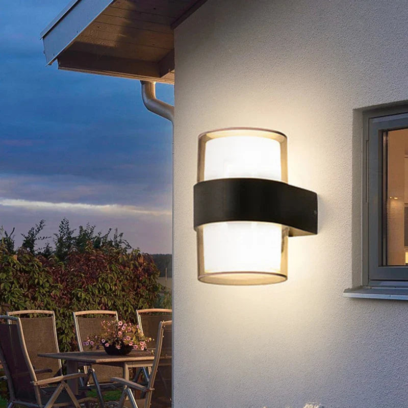 Afralia™ Courtyard LED Wall Light: Outdoor Porch Garden Bedroom Decorative Lighting Fixtures