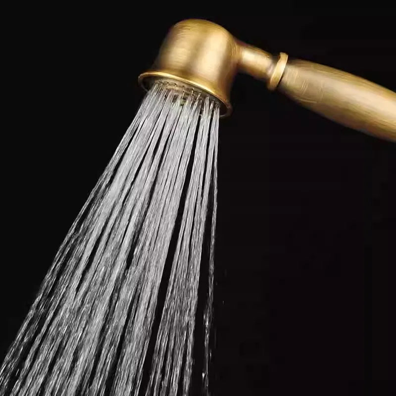 Afralia™ Antique Handheld Shower Head Holder Plumbing Hose Bidet Sprayer Stand