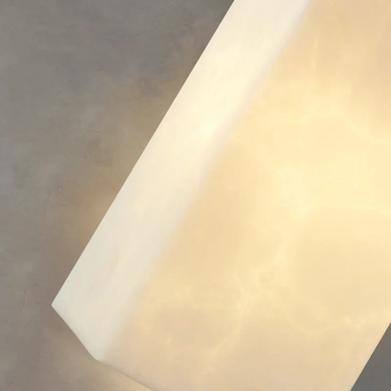 Afralia™ Golden Luxury Marble Pendant Lamp for Dining Table and Bedside Chandelier