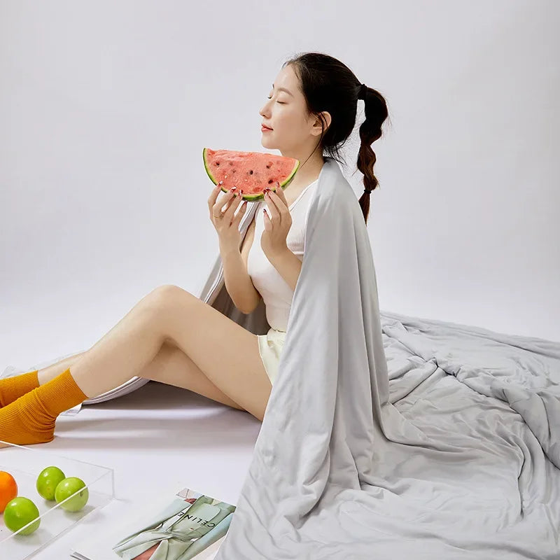 Afralia™ Multicolored Summer Cooling Blanket: Lightweight & Comfortable Quilted Quilt