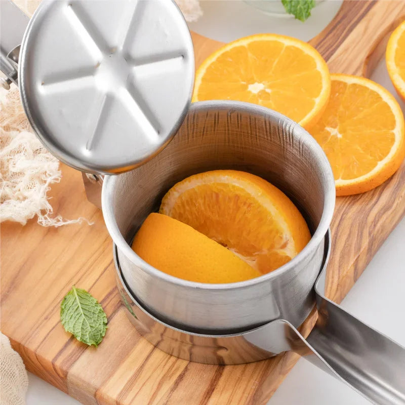 Afralia™ Stainless Steel Lemon Squeezer Juicer Citrus Orange Fruit Press Extractor