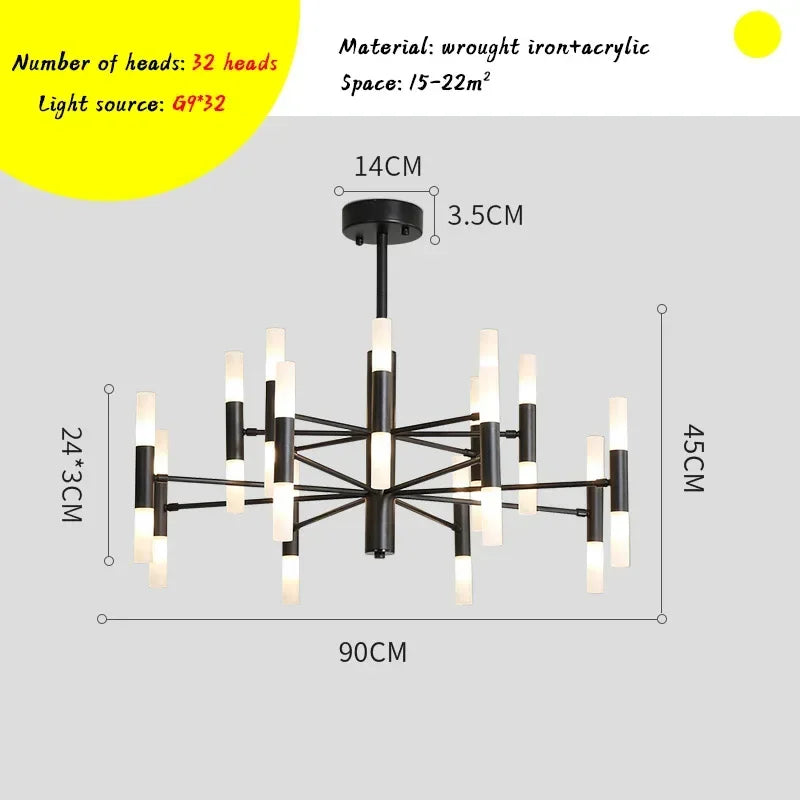 Afralia™ Modern LED Art Pendant Lamp for Kitchen Living Room Loft Bedroom Lighting