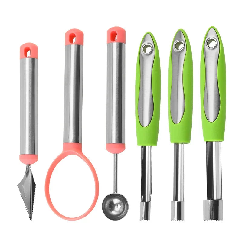 Afralia™ Stainless Steel Apple Core Cutter Knife Corers Fruit Slicer & Vegetable Pear Core Remover