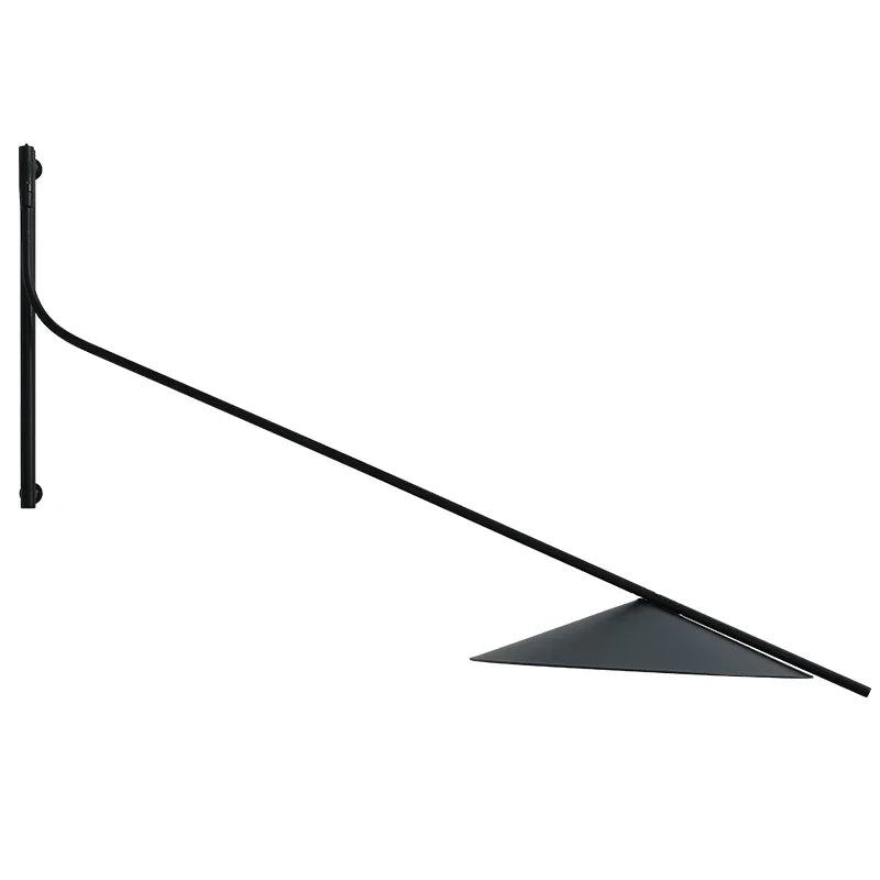 Afralia™ Modern Adjustable Wall Lamp Black LED Indoor Lighting Living Room Bedroom