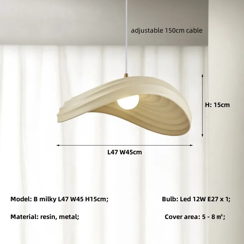 Afralia™ Minimalist Resin Pendant Lights for Dining Room, Bar, and Kitchen
