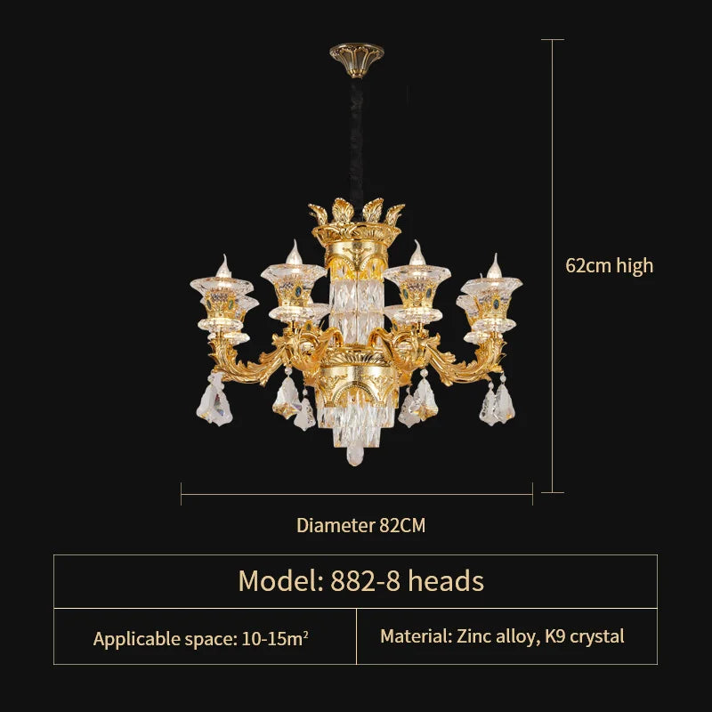 Afralia™ Crystal Chandelier: Modern, Simple Luxury Lighting for Living Room, Restaurant, Home