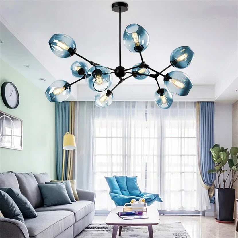 Afralia™ Modern Minimalist Ceiling Chandelier Light for Dining and Living Room