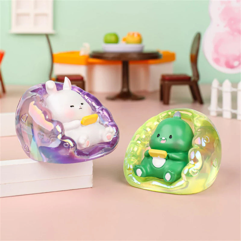 Afralia™ Pig Rabbit Sofa Resin Decoration Miniatures Landscape Figurines