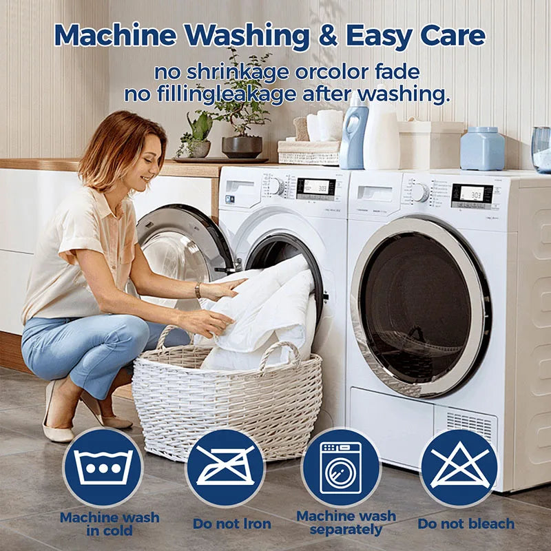 Afralia™ Geometric Quilted Fitted Sheet- Solid Color Mattress Cover-Queen King