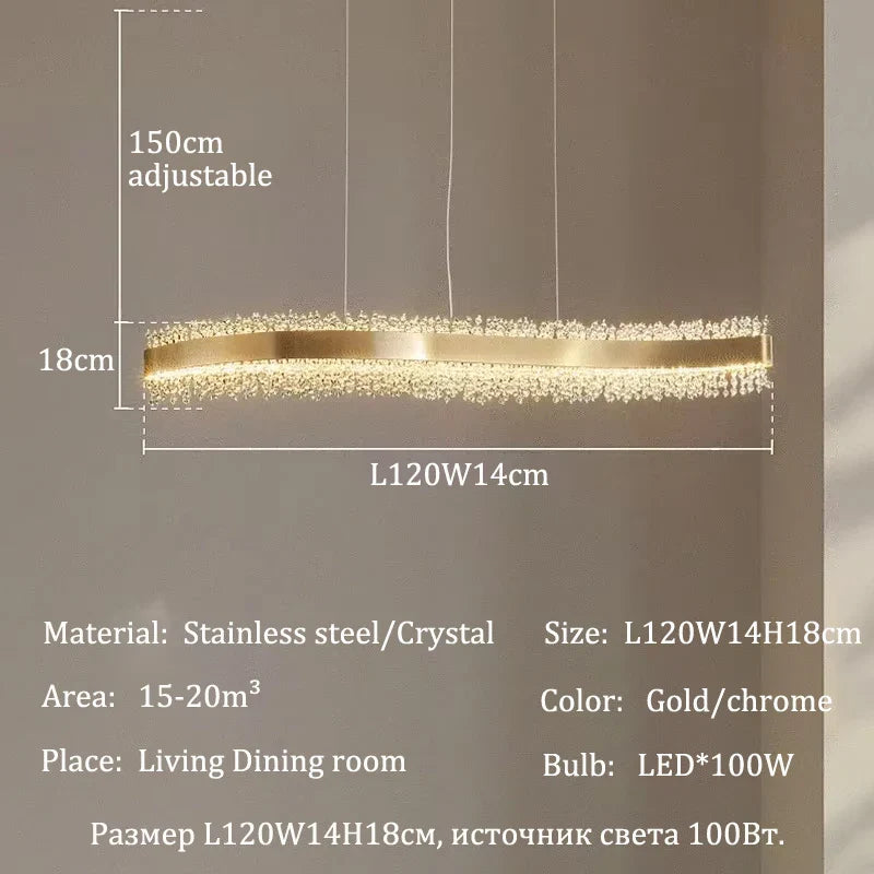 Afralia™ Crystal Chandeliers: Modern Luxury Lighting for Dining Room, Bar, Ceiling - Pendant Fixtures